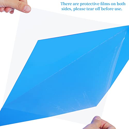 9Pcs Lighting Gels Plastic Gel Light Filter Sheets 11.8 x 11.8 Inch