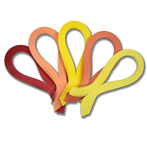 Yellow Quilling Paper Strips for Craft Work