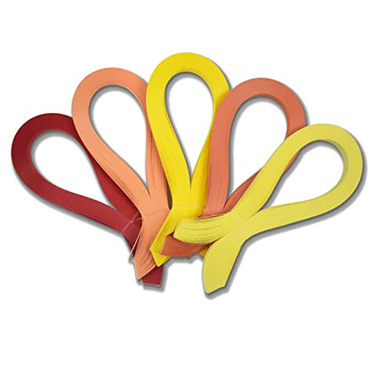Yellow Quilling Paper Strips for Craft Work