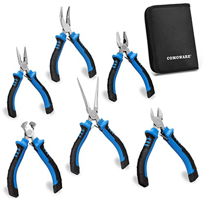 6 Piece Mini Pliers Set