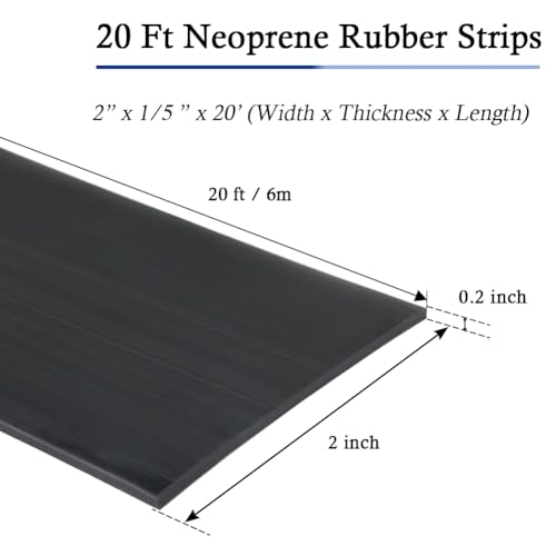 Neoprene Rubber Strips with Adhesive Backing Rubber Sheets