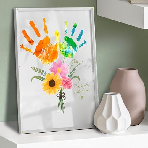 Flowers Bouquet Mother’s Day Handprint Art DIY Kit