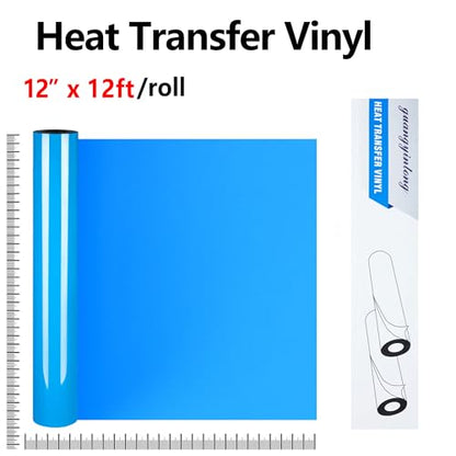 Heat Transfer Vinyl Lake Blue HTV Rolls