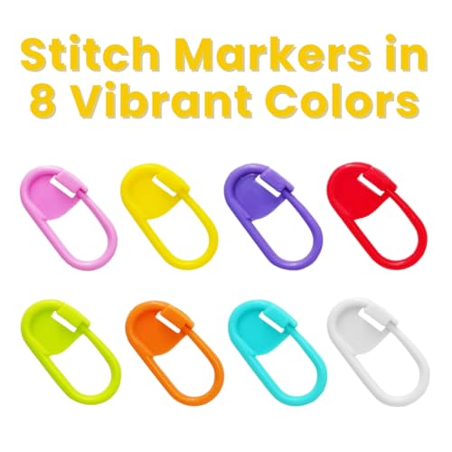 Stitch Markers for Crocheting (50 Count)