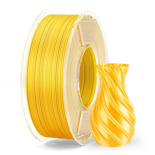 Silk PLA 3D Printer Filament 1.75mm Gold 250g