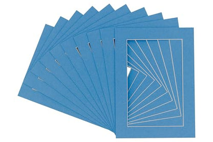 Pack of Ten Acid Free 11x14 Mats Bevel Cut for 9x12 Photos (10 Count)