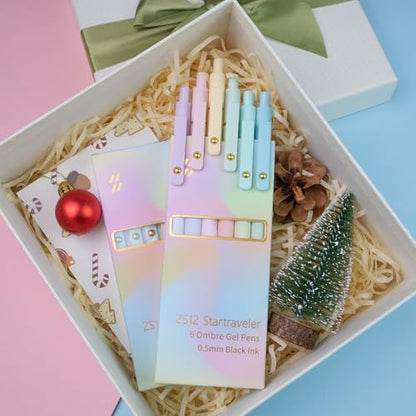 Gel Pens 12 Pcs 0.5mm Fine Point Smooth Writing Pens Japanese Cute Pens