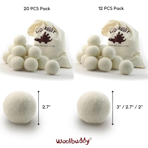 Wool Felt Balls 20 PCS
