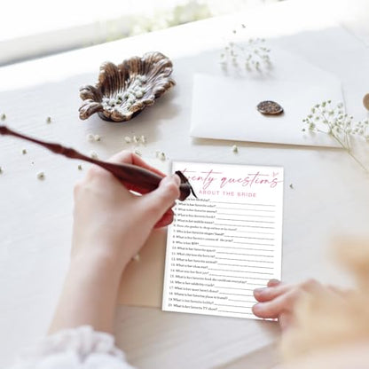 Wedding Shower Games Cards (25 Count)