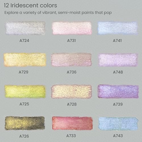 Metallic Watercolor Paint Set (4.8 Fl Oz)