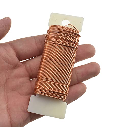 22Gauge Rose Gold Floral Wire
