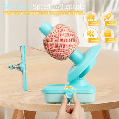 Electric Yarn Winder for Crocheting