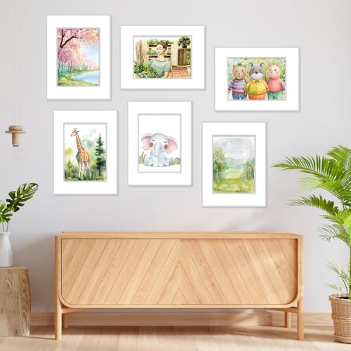 15 Pack Picture Mats 12x16 for 9x12 Photos (15 Count)