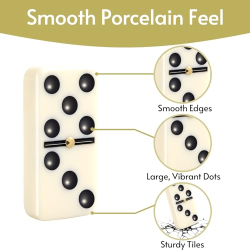 Double 6 Dominoes Set (28 Count)