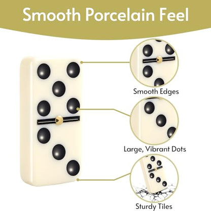 Double 6 Dominoes Set (28 Count)