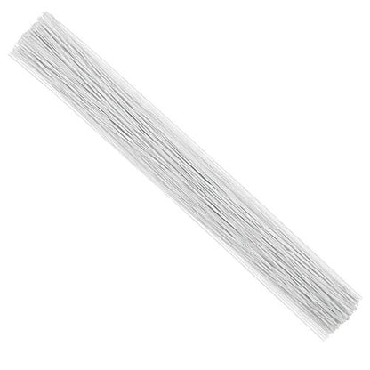 26 Gauge White Floral Wire Stem for Flower Arrangement Craft Supply