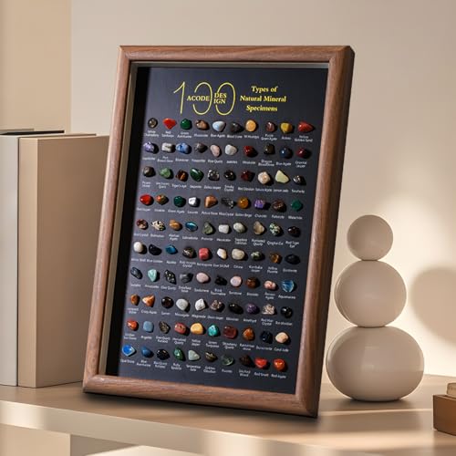 Natural Mineral Specimen Shadow Box