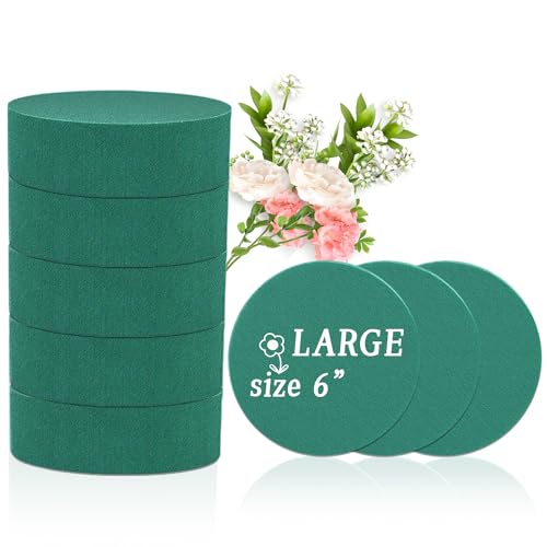 Large Round Floral Foams 6" (8 Count)
