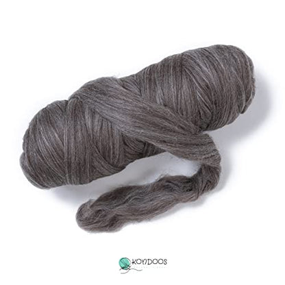 Multi Colored Natural Wool roving