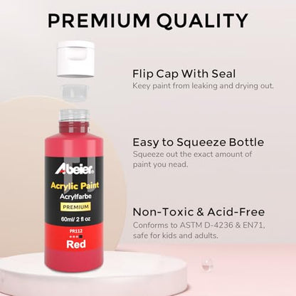 Acrylic Paint Set (112 Fl Oz)
