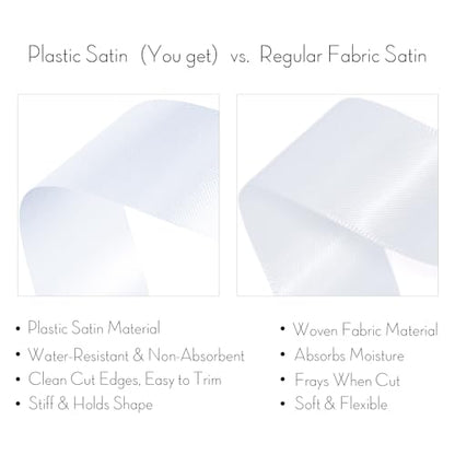 2.5 Inch White Polypropylene Ribbon