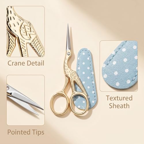 Small Craft 4.5Inch Embroidery Sewing Scissors Stainless Steel