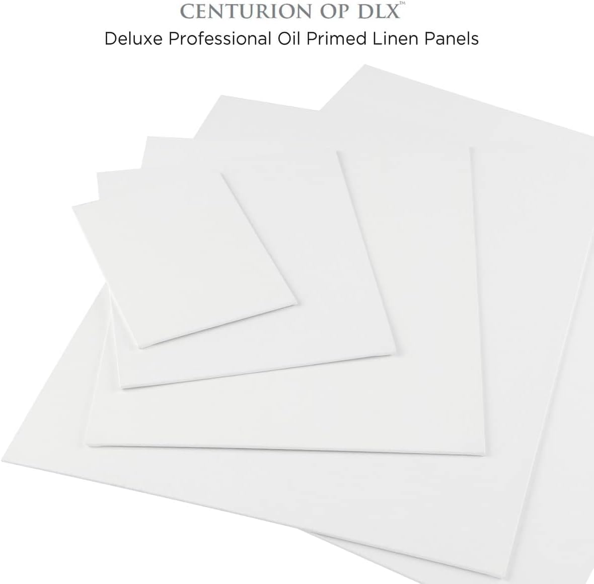 Centurion Deluxe Professional Oil Primed Linen Canvas Panels - 3x5-12 Pack of Linen Canvases for Painting, Artwork and More
