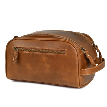 Leather Toiletry Bag for Men