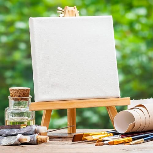 4Pack 9 Inch Pine Wood Easels (4 Count)
