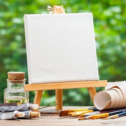 4Pack 9 Inch Pine Wood Easels (4 Count)