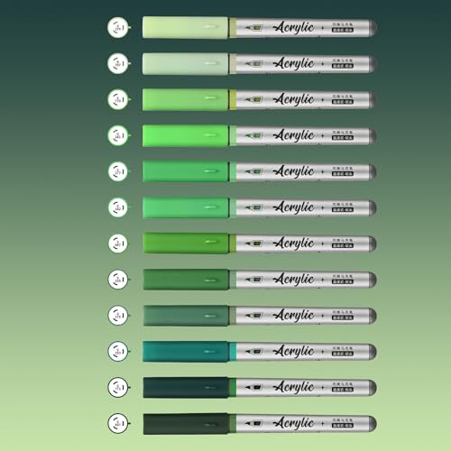 Green Acrylic Paint Pens