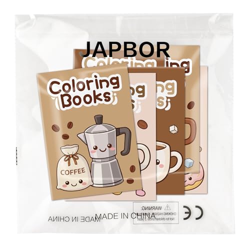 Coffee Activity Coloring Books (24 Count)