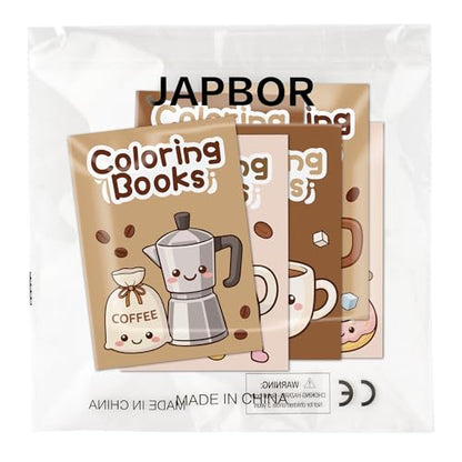 Coffee Activity Coloring Books (24 Count)