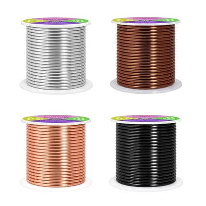 8 Gauge Neutral Anodized Aluminum Craft Wire