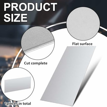 1 Pcs Mild Steel Sheet Cold Rolled 18 Gauge Metal Plate Weldable Metal Sheets for Professional Industrial DIY Use