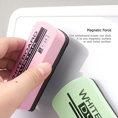 6 Pack Magnetic Dry Eraser Erasers (6 Count)