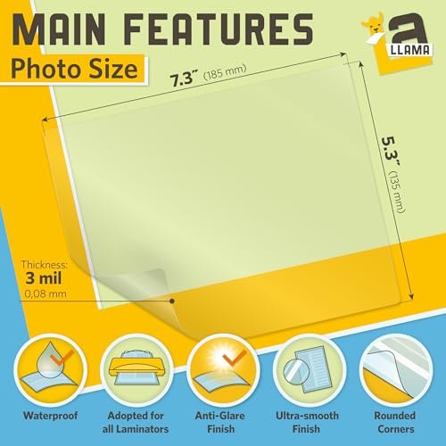 Matte Thermal Laminating Pouches (30 Count)