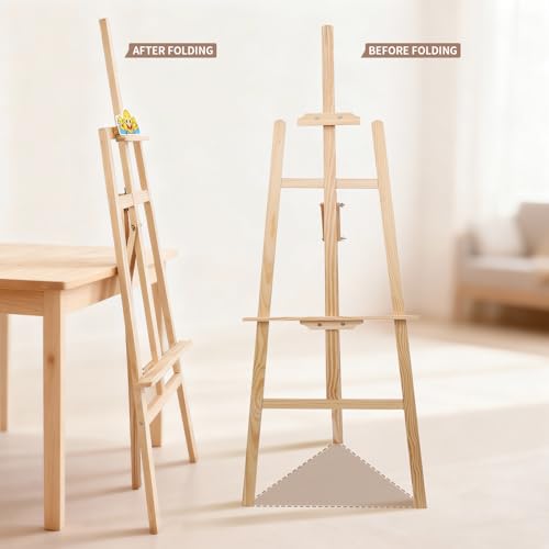 Smiley Wooden Easel for Painting