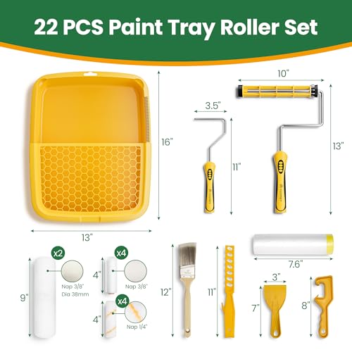 Professional Paint Roller Kit 22 Pcs
