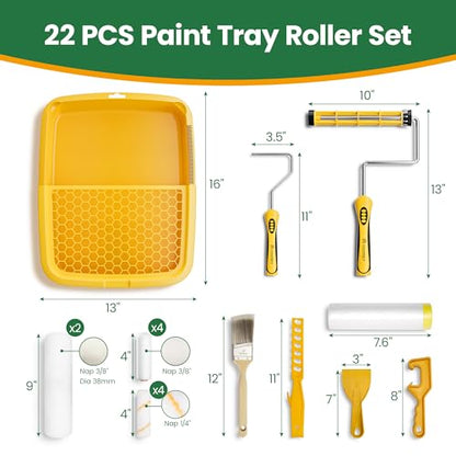 Professional Paint Roller Kit 22 Pcs