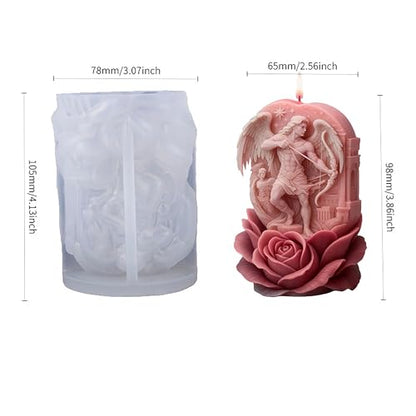 Angel Mold Cylinder Molds Silicone Wave Spiral Candle Mold