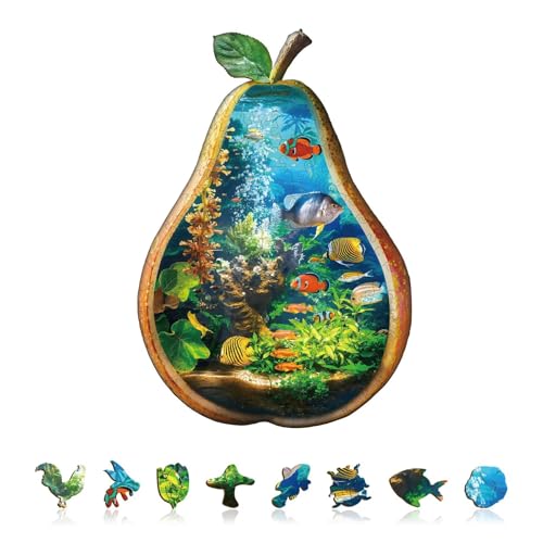 Ocean Inside Puzzles Adults Gifts Wooden 180 Pieces 14.1 * 9.7in