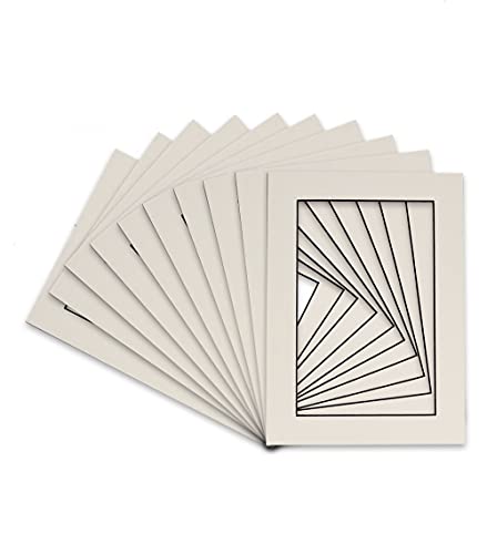 Pack of TEN 11x14 Mats Bevel Cut for 9x12 Photos (10 Count)