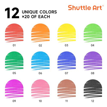 240 Pack Washable Super Tips Markers (240 Count)