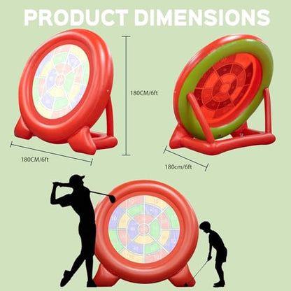 Giant Inflatable Dart Board Outdoor Soccer Golf Yard Games
