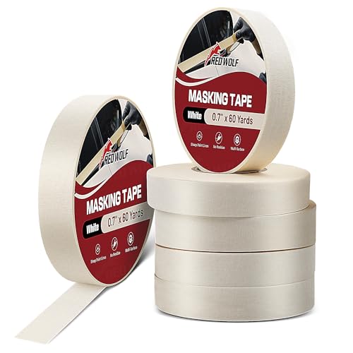 6 Pack Masking Tape 0.7" x 60 Yards (6 Count)