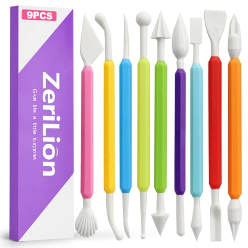 9 Pcs Clay Sculpting Tools Set for Adults