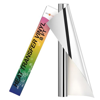 Metallic Silver Heat Transfer Vinyl