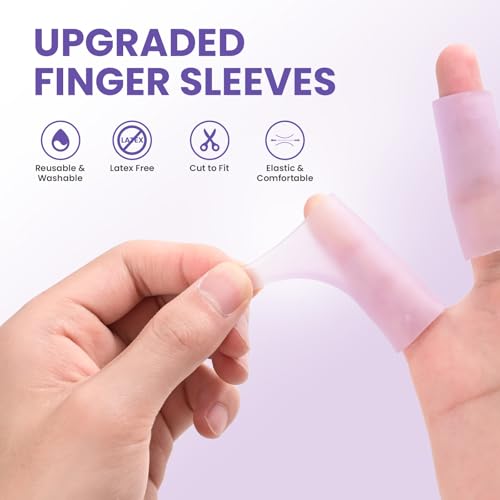 10 PCS Gel Finger Sleeve Protectors (10 Count)