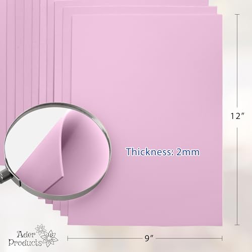 Baby Pink EVA Foam Sheets for Crafts (15 .)
